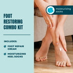 AmLactin therapeutic foot cream tube packaging and back label