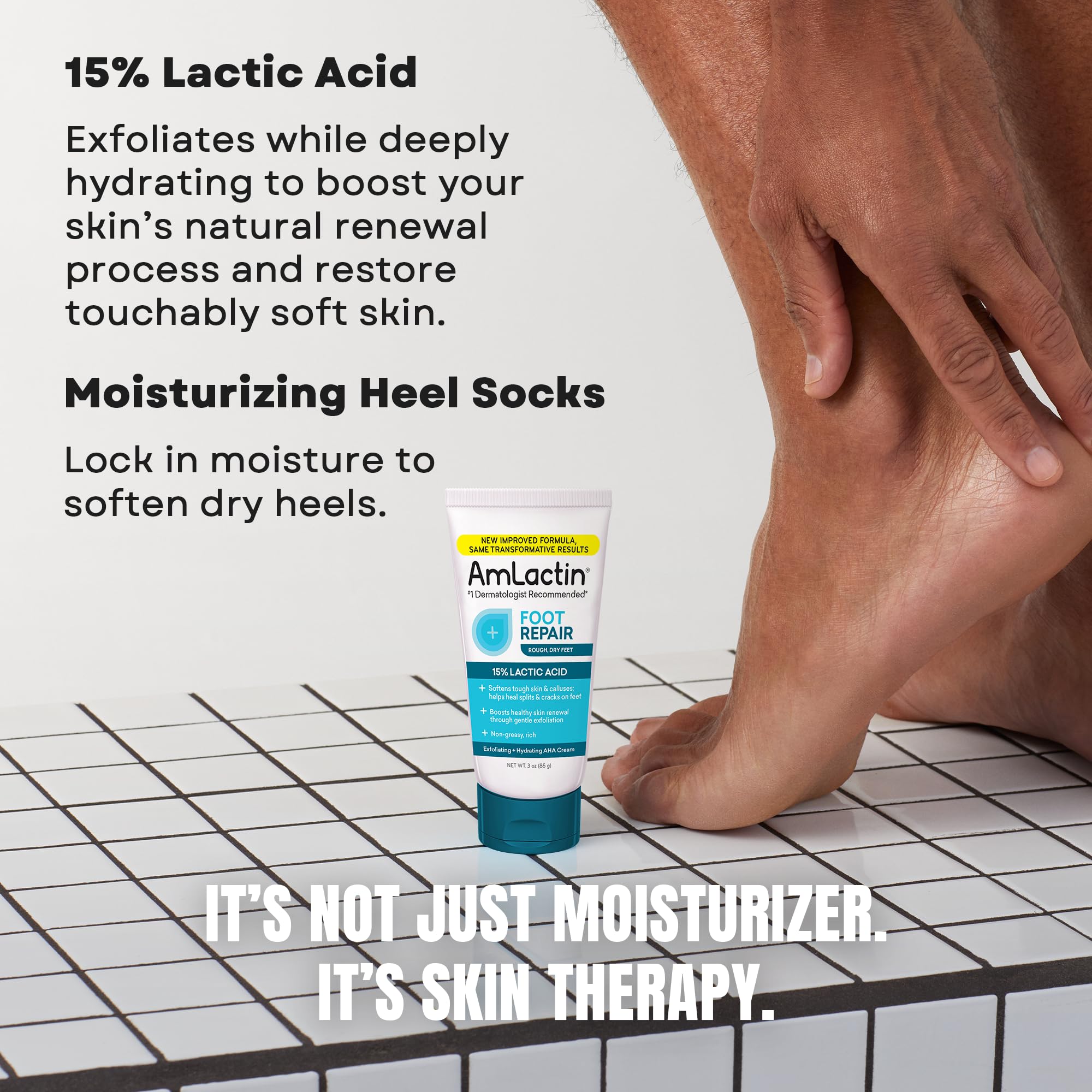AmLactin foot cream 15 percent lactic acid packaging