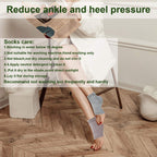 Washable and reusable day and night foot care socks packaged together