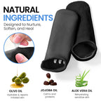 Aluroice large size gel socks pair in black