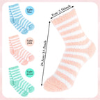 APLZGMG coral fleece spa socks folded set
