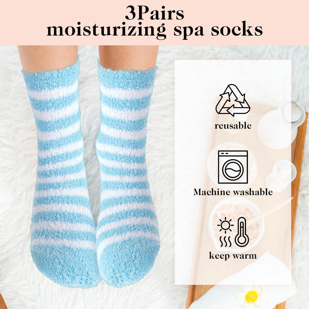 APLZGMG soft winter cozy socks packaging display