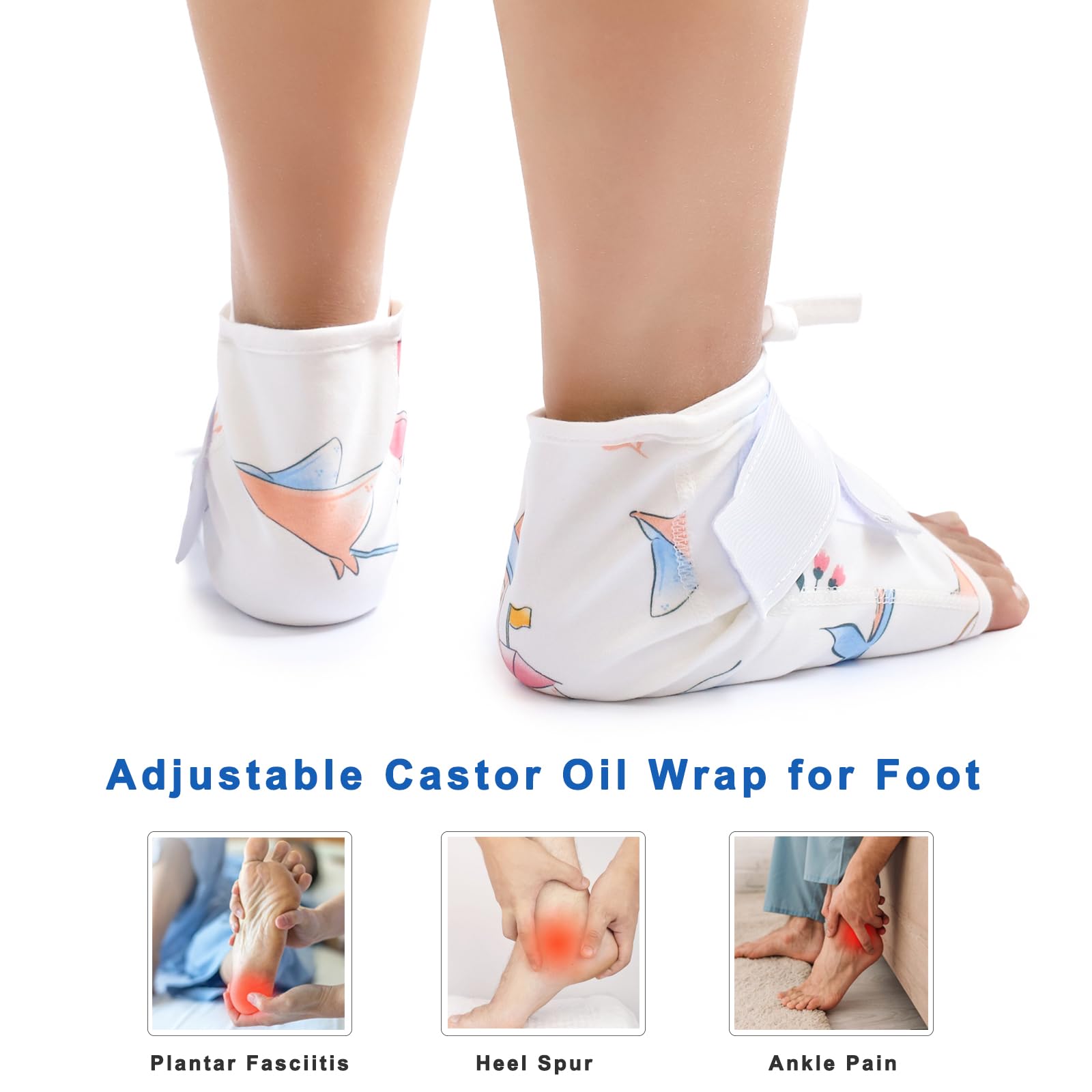 Detailed view of LanJe breathable cotton material for foot care