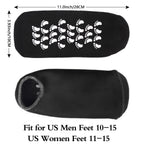 Pack of 2 pairs of Codream men foot treatment socks in black color