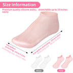 Aluroice 2 pairs silicone moisturizing socks packaging view