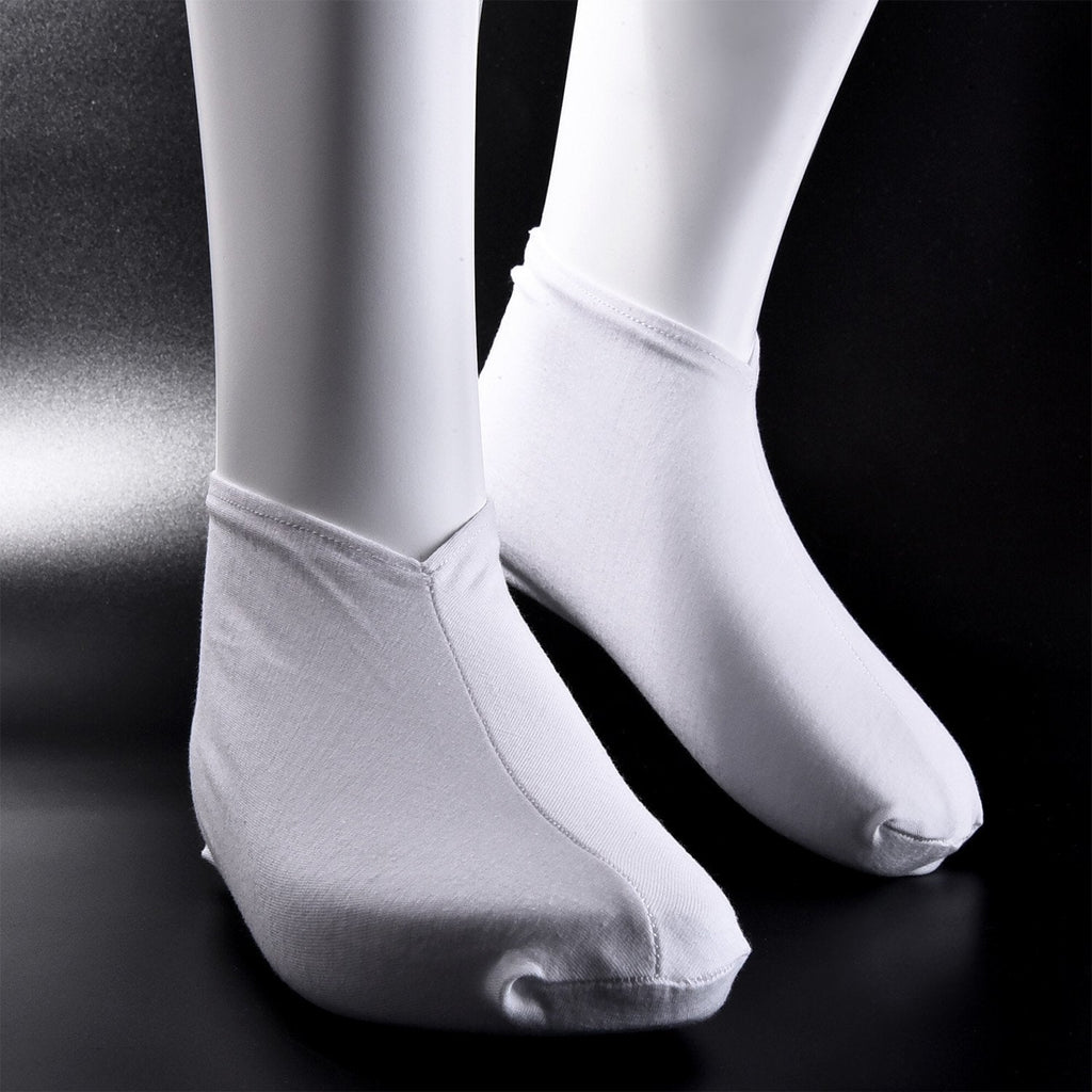 Hotop cotton lotion socks folded in packaging view