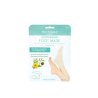 Cala foot treatment socks packet back label with instructions