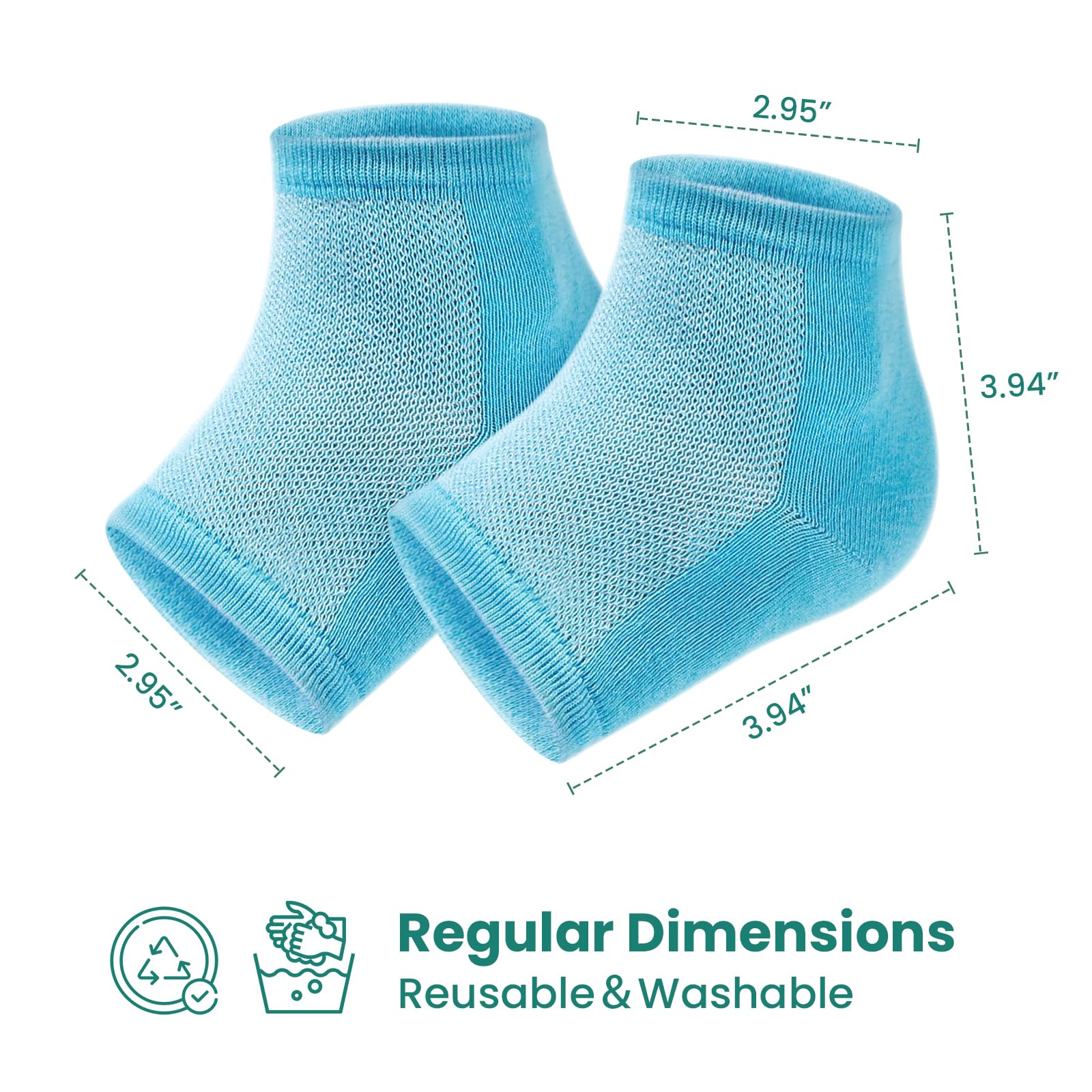Welnove moisturizing socks pair for cracked heel treatment