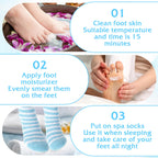 Abeillo fuzzy gel socks displayed in blue, pink, and green pastel colors