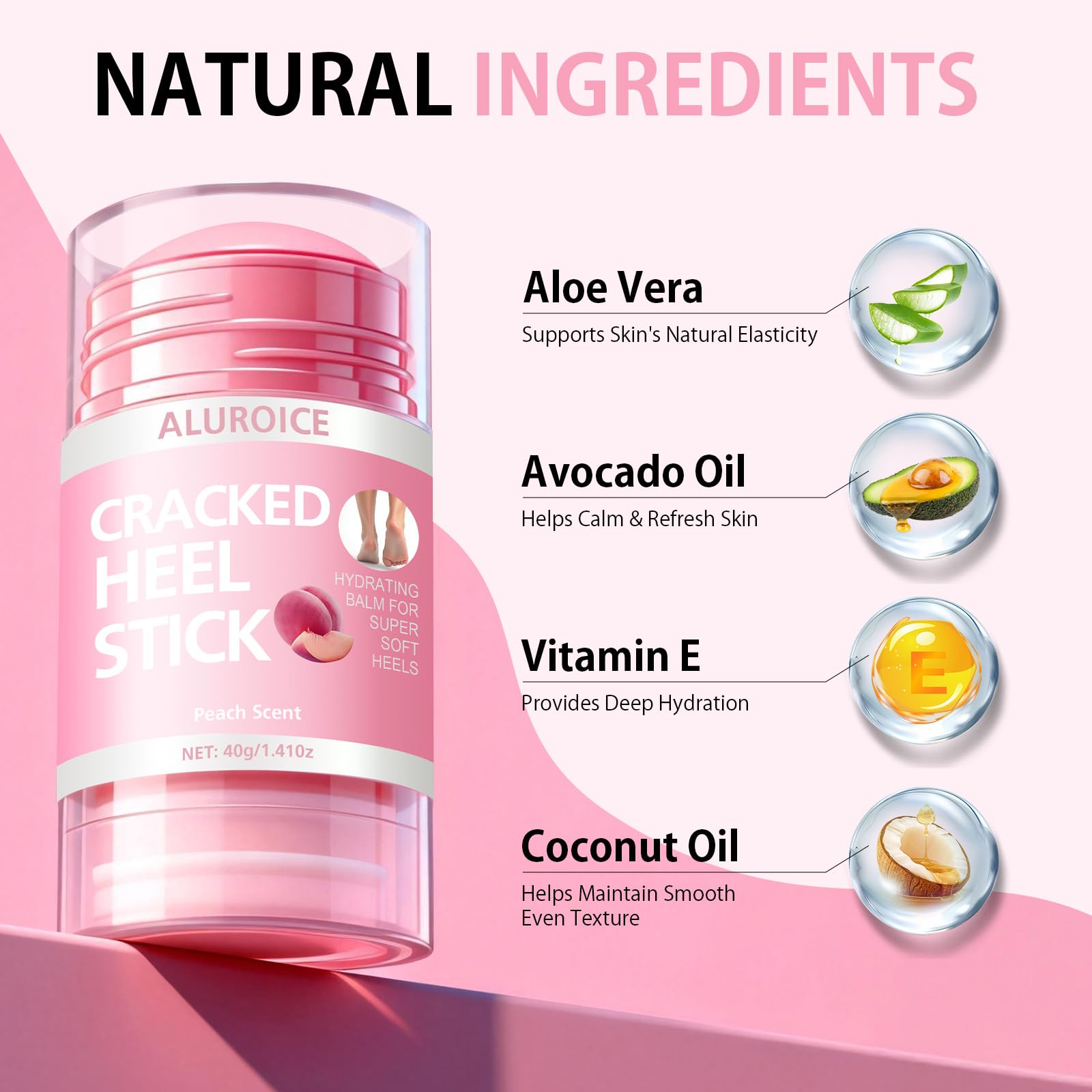 Pink moisturizing gel socks for pedicure