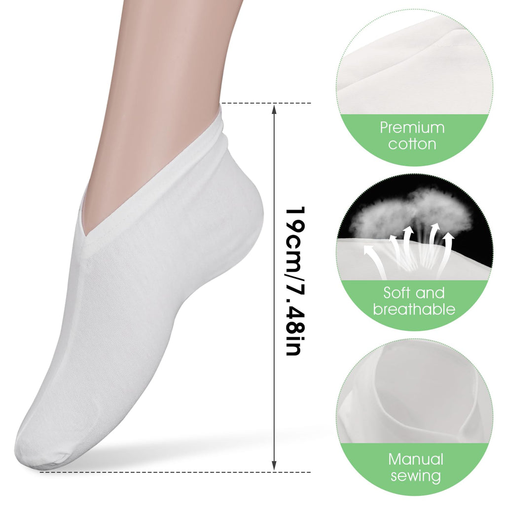 Gjinxi cotton overnight foot care socks paired together
