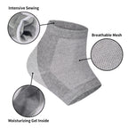 Close-up of the breathable mesh weave on Tifanso moisture socks for dry feet
