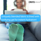 Onyx Professional foot care socks branding view