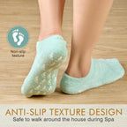MoyRetty aloe infused spa socks sole with non slip grip texture