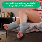 Packaging and complete set of five pairs for daily pedicure treatment