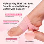 Close-up view of the inner silicone gel heel lining
