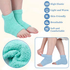 Twistover coral fleece spa socks close up