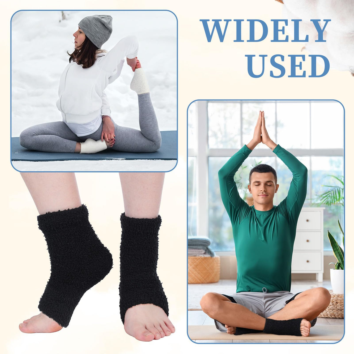 Twistover 6 pairs fuzzy socks complete set