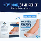 Breathable ventilated fabric texture of the foot care treatment socks