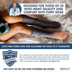 Packaging and complete 4-piece set of Dr. Frederick's gel socks