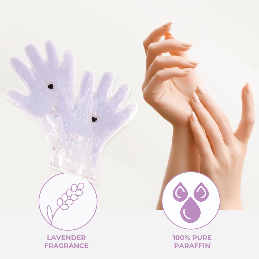 Paraffin Wax Works spa and home treatment gloves ingredients view jojoba oil
