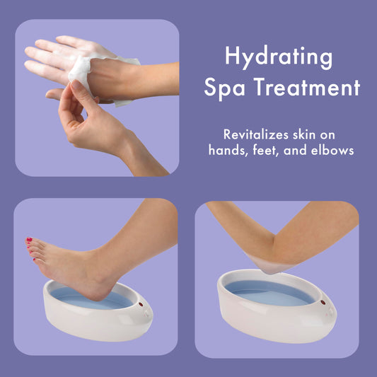 Conair True Glow heated wax machine showing interior tub with melted paraffin wax