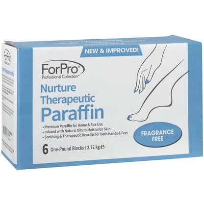 ForPro Professional Collection unscented paraffin blocks melting inside a digital salon wax bath helper.