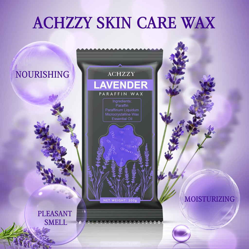 Achzzy lavender scented paraffin wax blocks stacked