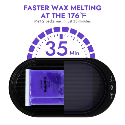 Soothing thermal paraffin treatment for hand hydration and joint relief