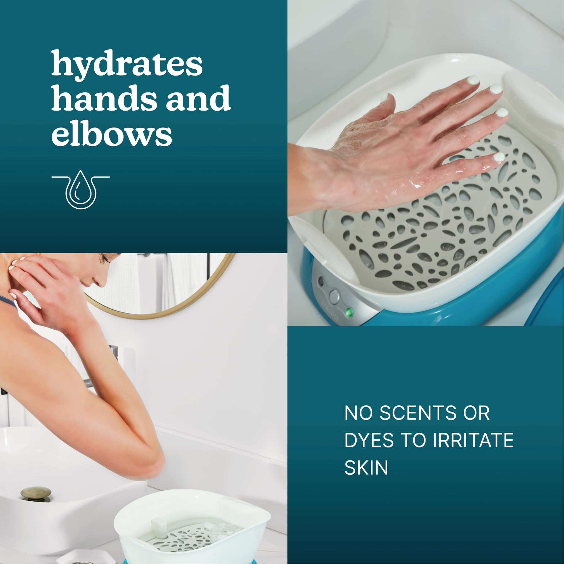 Homedics hand therapy system for arthritis and dry skin relief