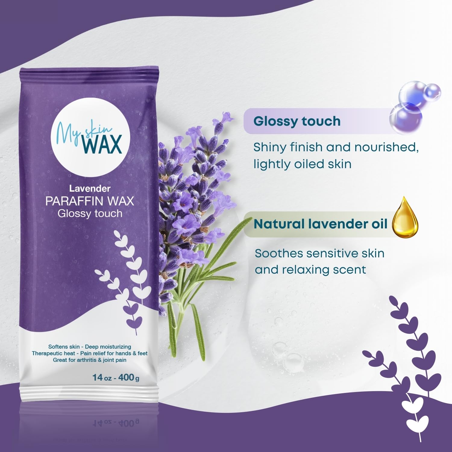 Therapeutic paraffin wax bath machine application for feet and ankles