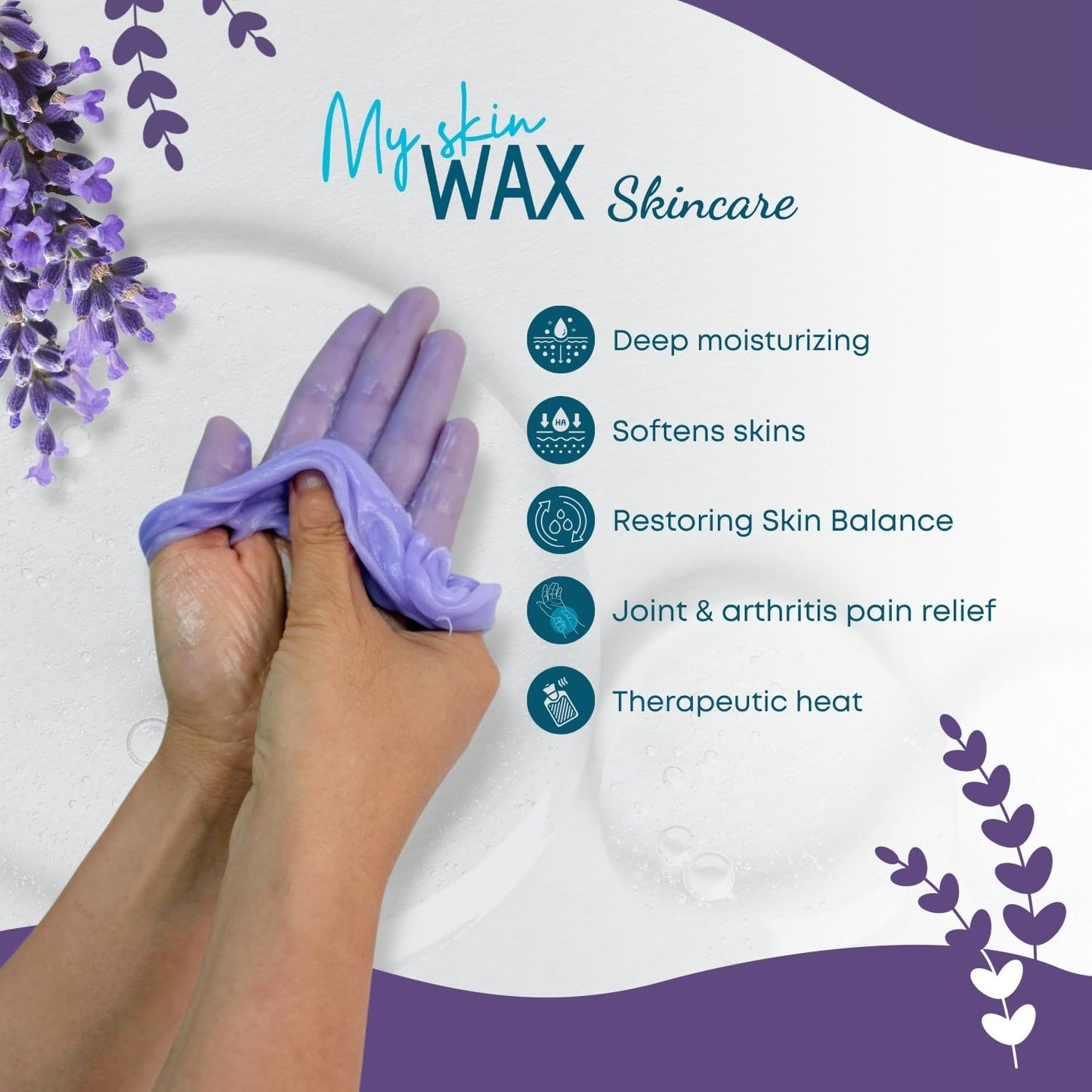 My Skin WAX thermal heat therapy for soothing hand arthritis discomfort