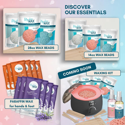 Premium hypoallergenic paraffin wax blocks showing smooth texture for sensitive skin