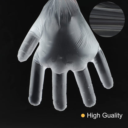 High quality polyethylene hand covers demonstrating ambidextrous loose design fit for women
