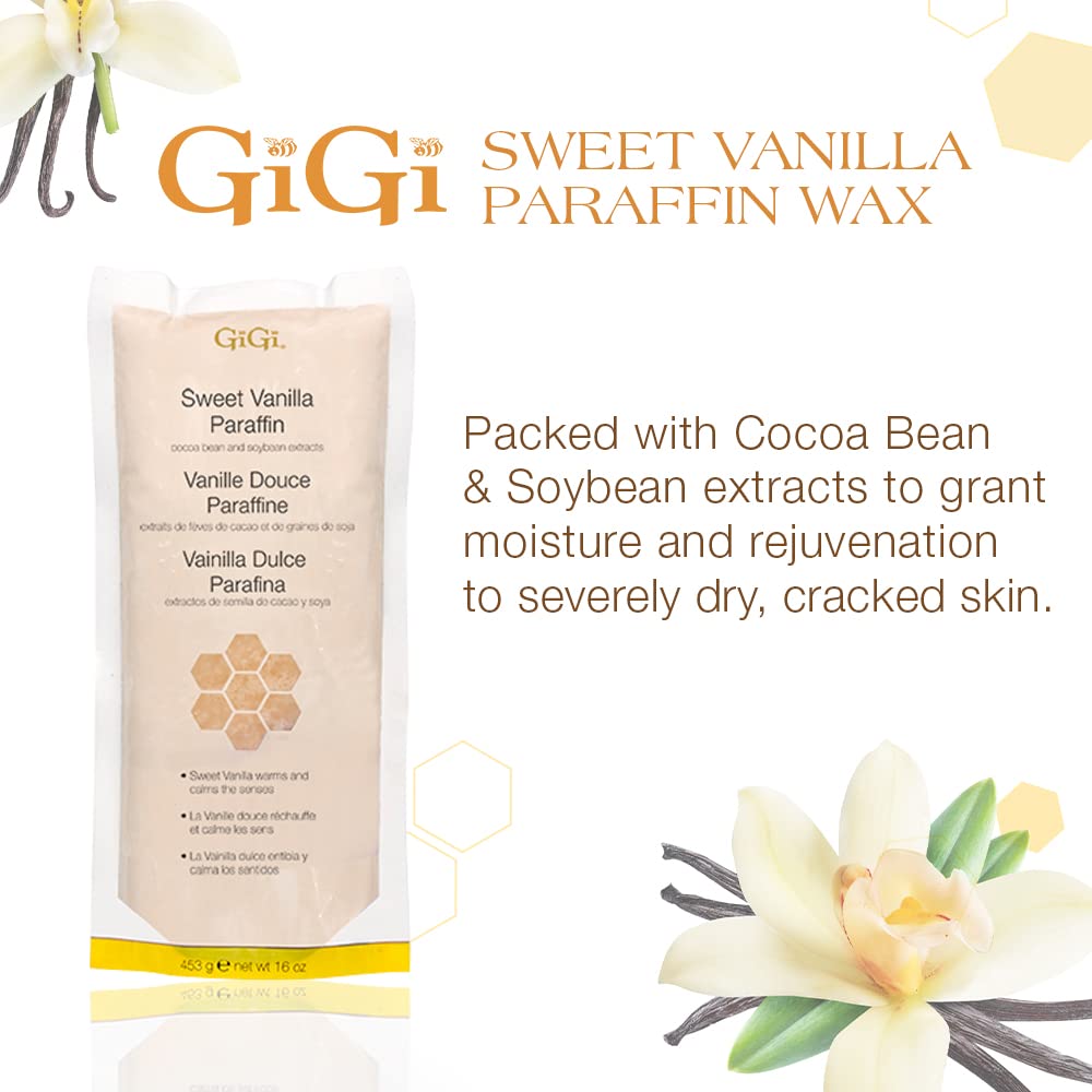 GiGi Sweet Vanilla Paraffin thermal therapy block ready for e-commerce purchase in India.