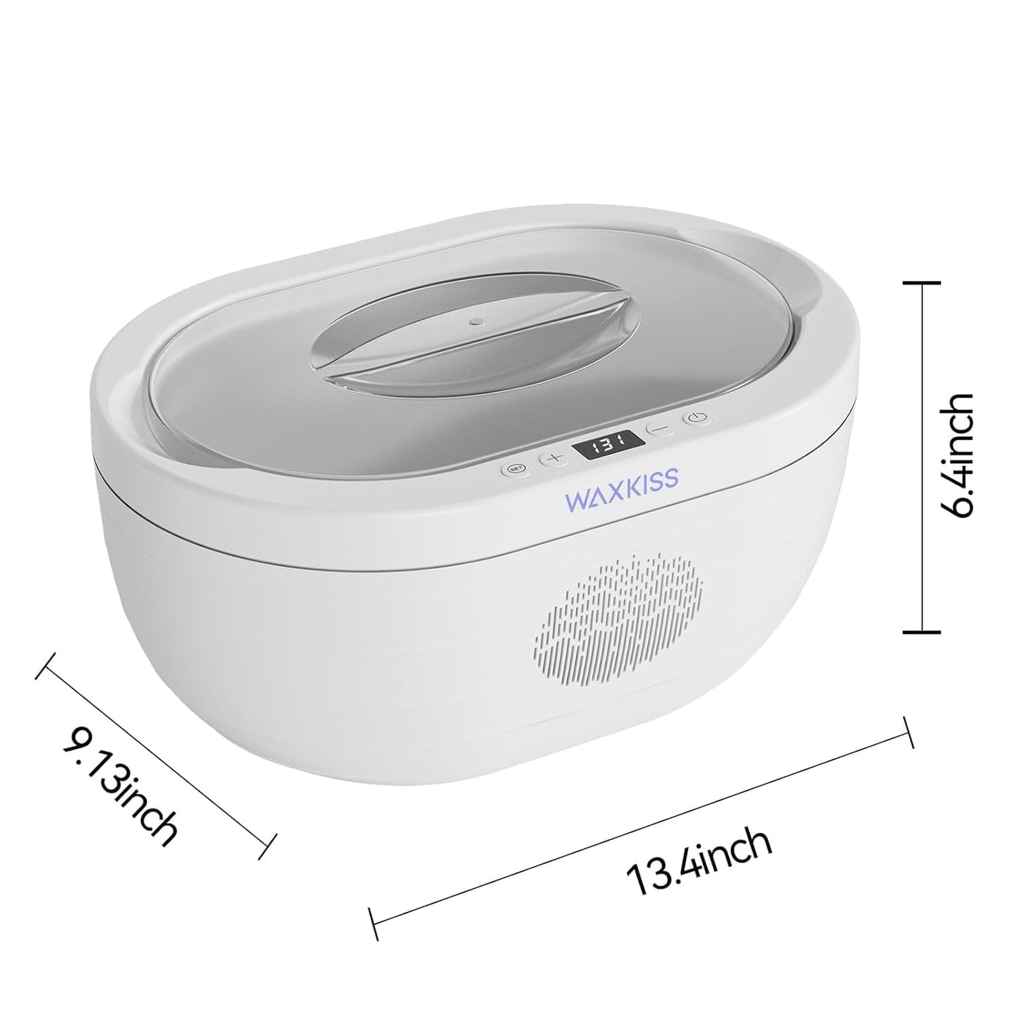 Paraffin wax therapy application on feet for arthritis joint pain relief
