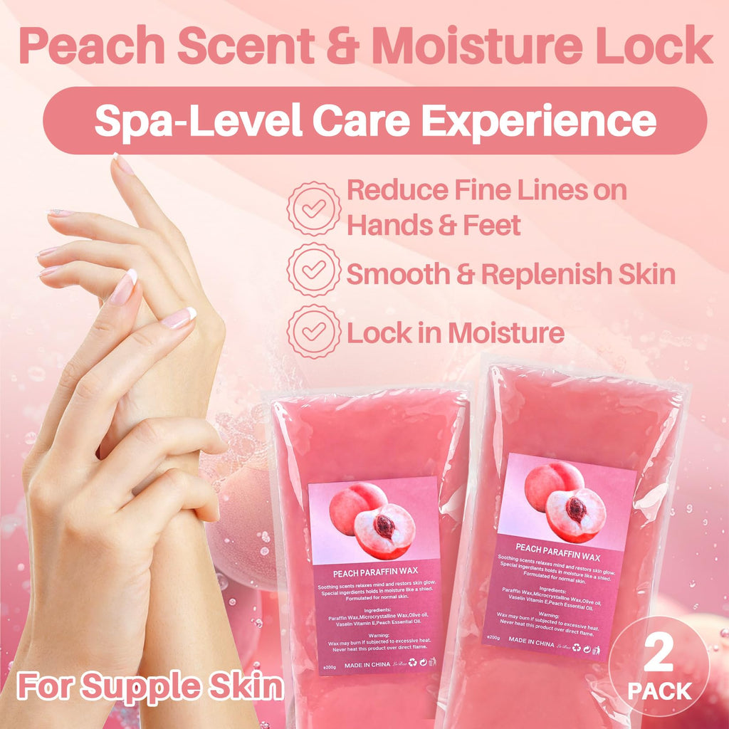 Maqihan 2 pack paraffin wax refills for dry skin
