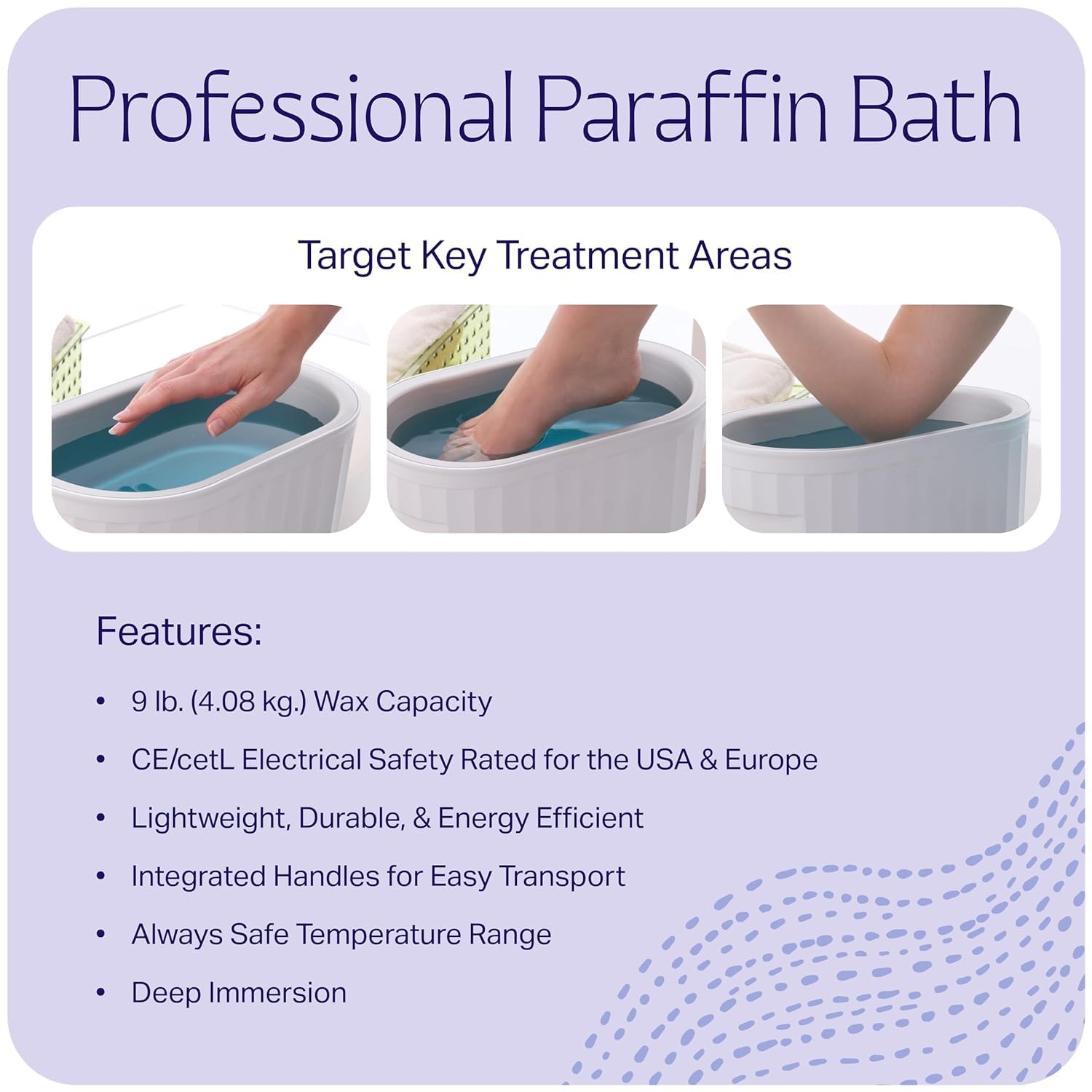 Therabath TB6 heat therapy bath for hand and foot pain relief