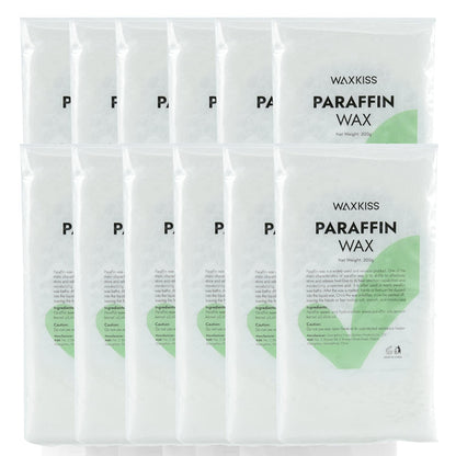 Wewax five point twenty eight pounds bulk paraffin wax packaging details and instructions for sensitive skin care
