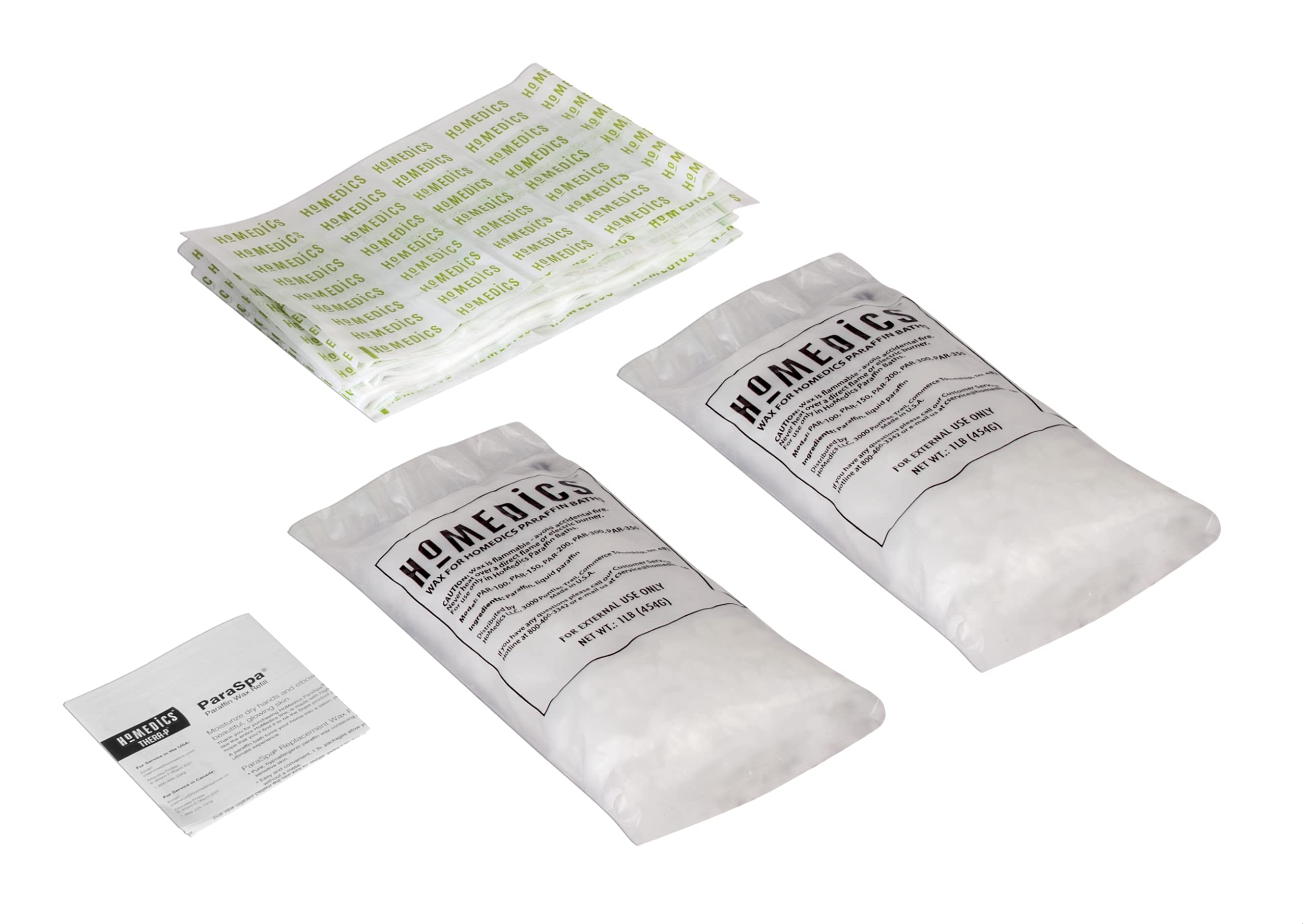 Hypoallergenic unscented paraffin wax chunks inside a home paraffin bath machine