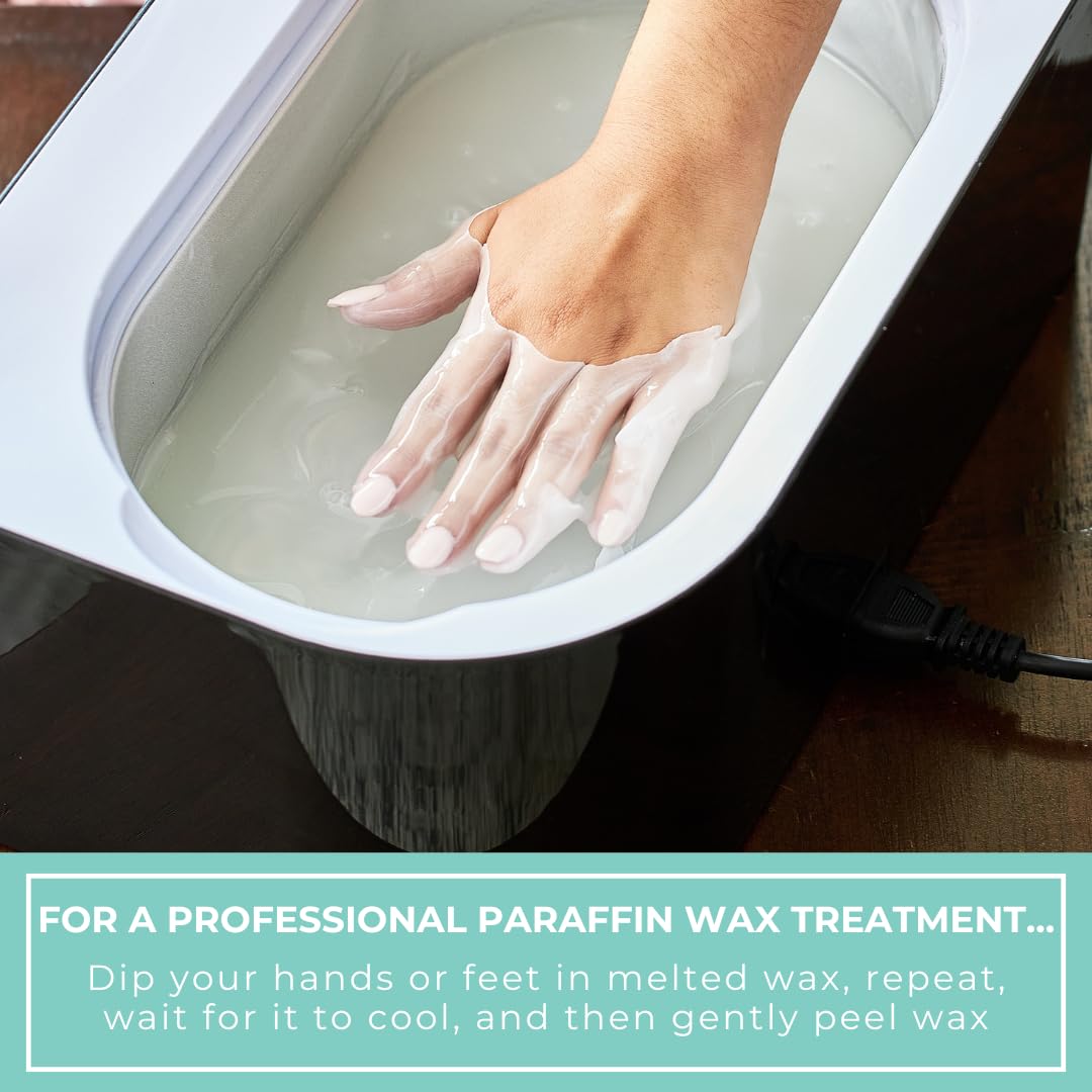 Side view of Becky Home unscented paraffin bath refill block demonstrating thickness and size compatibility.