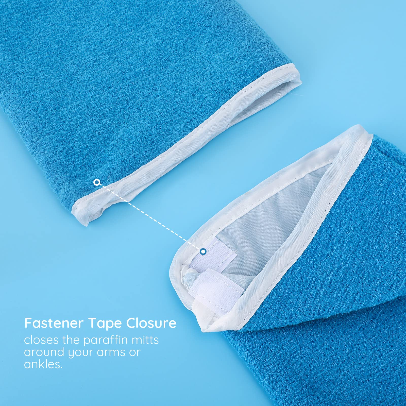 Segbeauty thermal wax foot liners close up view