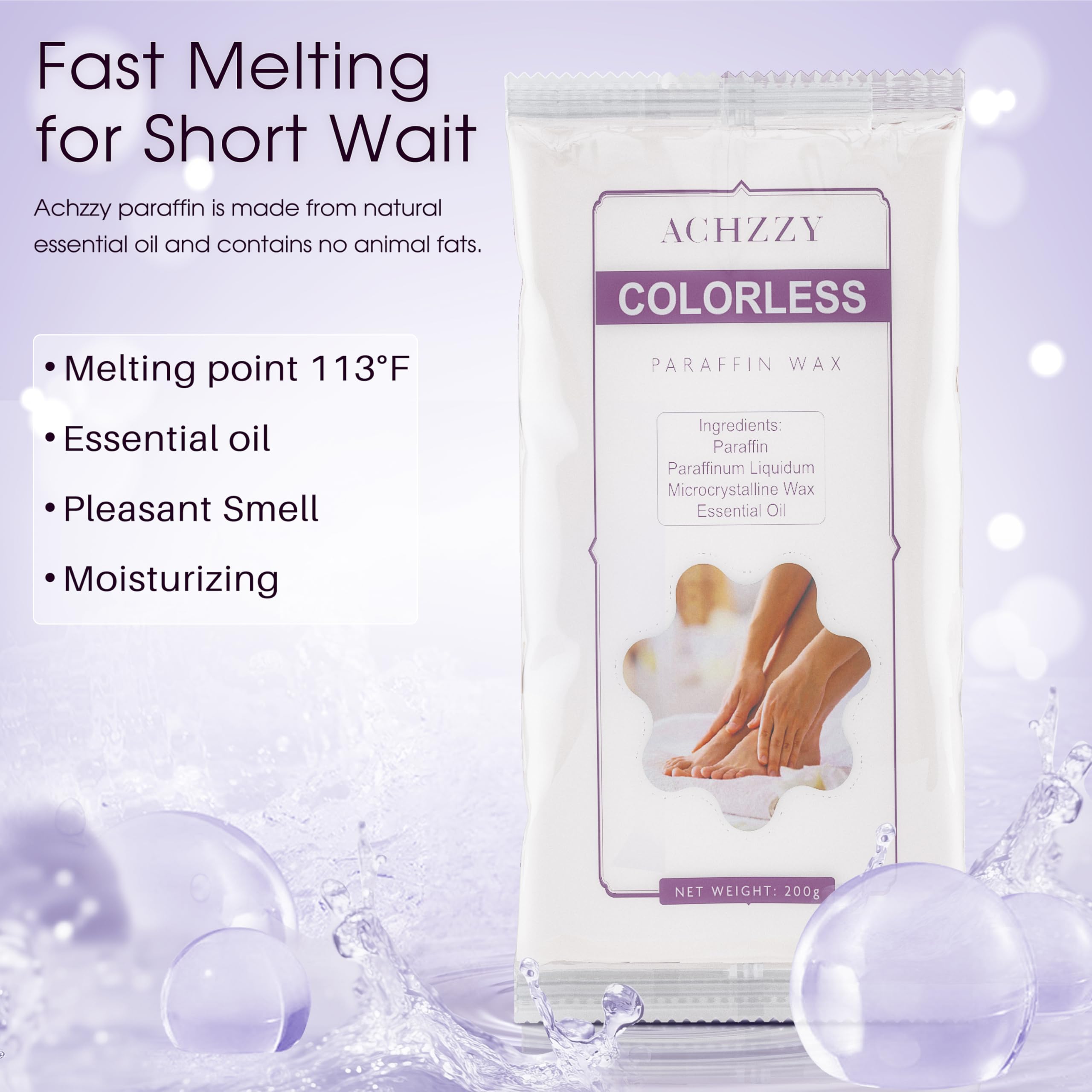 Paraffin wax blocks being melted inside a professional spa warm machine for hand hydration therapy.