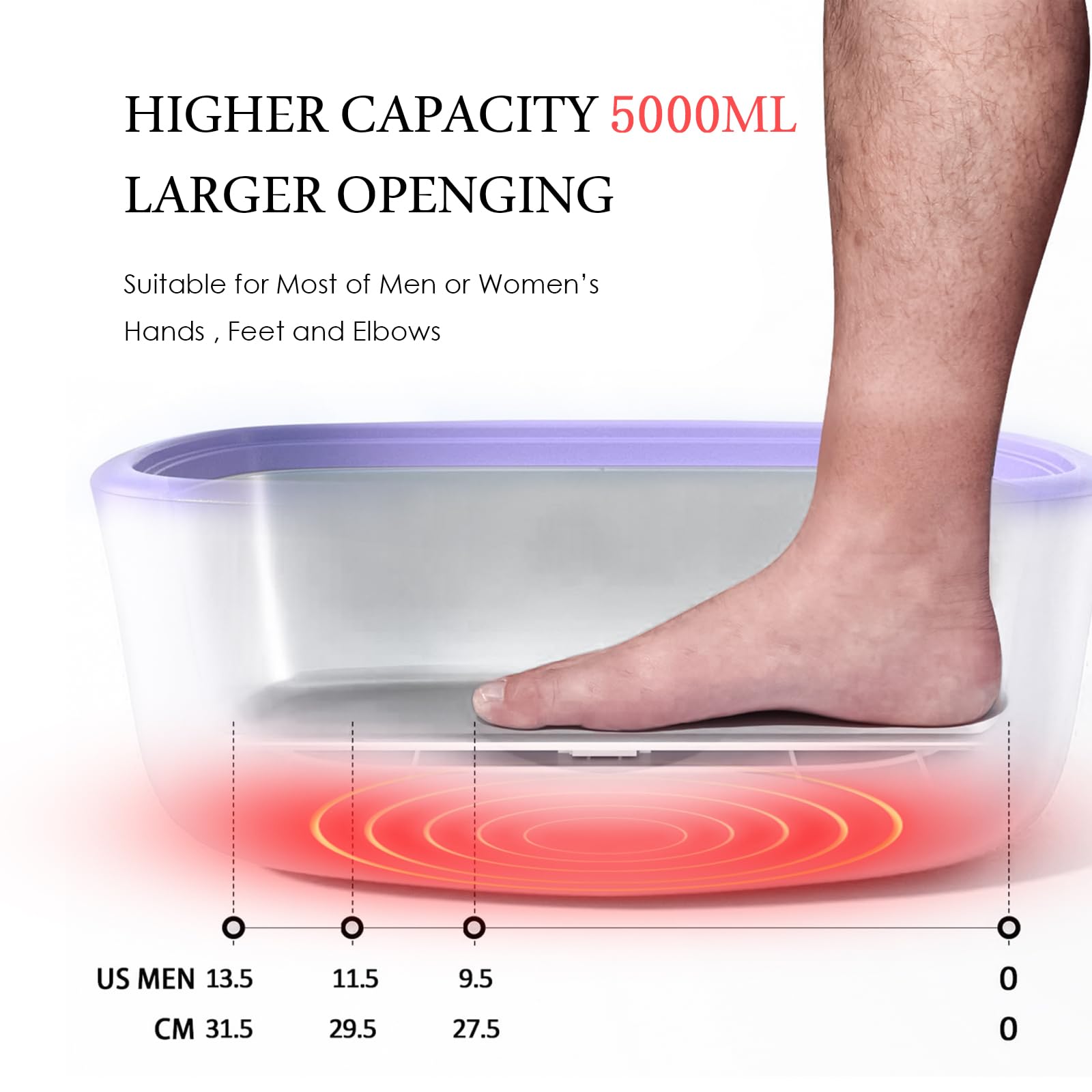 Paraffini professional wax warmer with the five thousand milliliter stainless steel inner pot visible