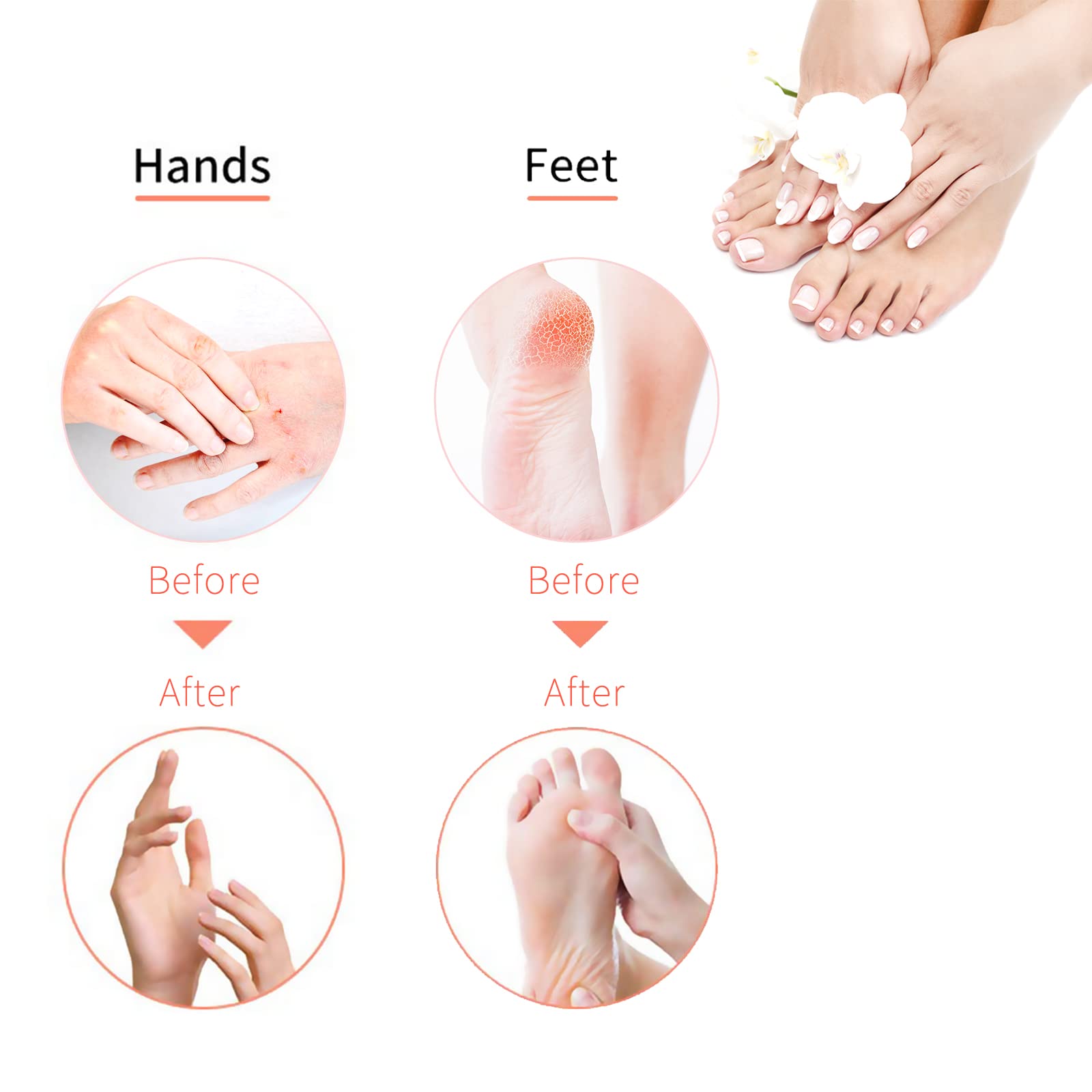 Leakproof thermal heated mitt liners being applied during a home spa