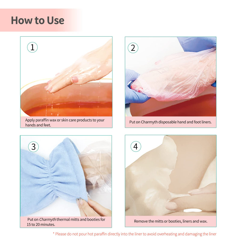 Charmyth paraffin wax bath liners ready for use