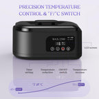 Black paraffin wax bath machine interior tank capacity view