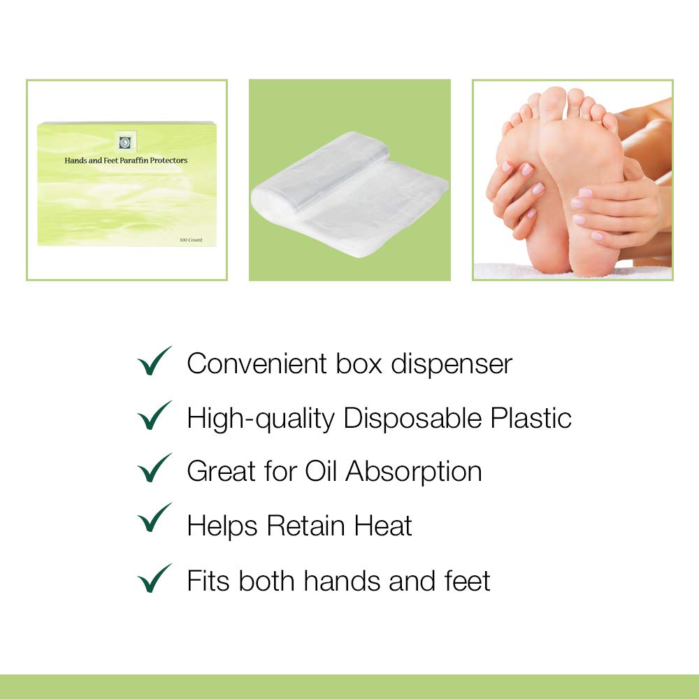 Sanitary foot plastic liner application prior to inserting into insulated thermal booties.
