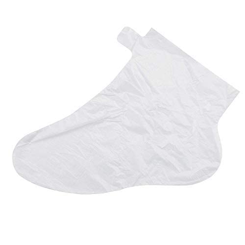 Extra large plastic booties designed for salon paraffin wax bath refills.