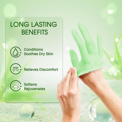 Twelve count pack of premium green aloe vera infused paraffin wax blocks for treating dry skin and cracked heels